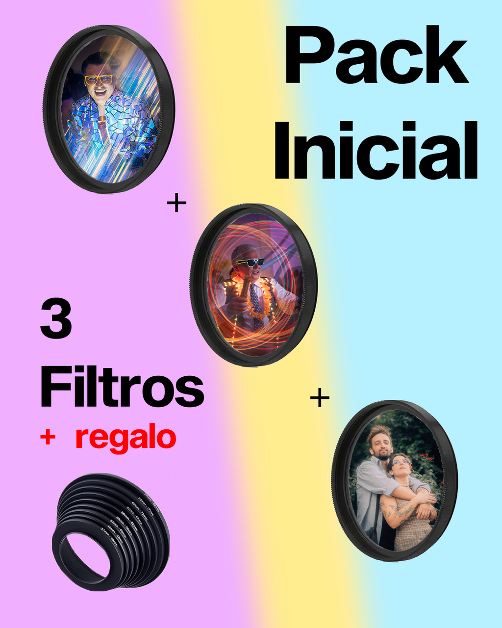 Pack Inicial 3 Filtros + regalo